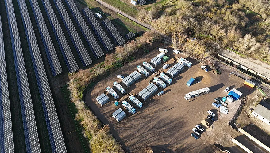 PV Power Plant With Energy Storage In Germany